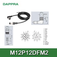 M12 12 Pin Connector Cable Female to Male2M SD81 Cable Connector SalleBIG 