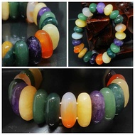 Natural FengShui 5 elements Gemstones Straw Exquisite Unique Combination 5 Noble Natural Crystal Sto