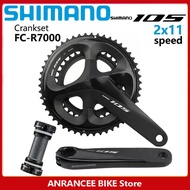 Shimano 105 R7000 Crankset 2x11s Road Bike HOLLOWTECH II Crankset Bicycle Crank Update From 5800