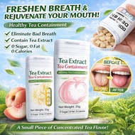 Fresh Breath Tablet Green Tea 0 Sugar Herbal Bad Breath Remover Halal Green Tea Breath Freshener Tab
