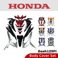 HONDA Dash 125 Fi Fuel Injection Full Body Cover Set Coverset Caver Color Parts Dash125 Dash125i Red Black VRC BK REPSOL