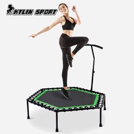 Indoor Trampoline Adult Gym commercial handrail jumping bed teen home entertainment spring Bungee be