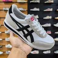 Lele Ready Stock ASICS Classic NEW YORK Black White Color Retro Running Shoes All-Match Sports Fashi