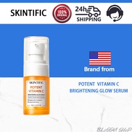 SKINTIFIC Potent Vitamin C Serum 20ml – Brighten Skin – Reduce Dark Spots – Anti-Aging Serum – Smoot