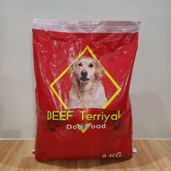 BEEF TERRIYAKI DOG FOOD 8KG PER SACK