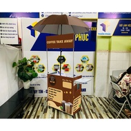 Coffee Cart Umbrella, Trolley – Compact and Lightweight Model, Factory Price