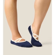moveactive Ballet Grip Socks - Cross Navy Pilates Socks/