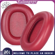 Red Sheepskin Ear Pad Cushions for B& O Beoplay H95 ANC Headphones Memory Foam Magnetic Attachments