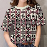 Comfortable 2025 ASEAN Style Loose Short-Sleeve T-Shirt for Women