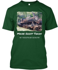 Men T Shirt Maine Ghost Train Shirt tshirt XS-4XL-5XL-6XL