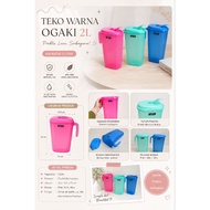 2 Liter Drinking Water Container 2000ML Plastic Water Container/ Drink Jar Heat and Cold Resistant