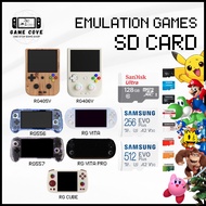 Emulation Games Branded SD Card for Anbernic RG405V, RG406V, RG556, RG557, RG Cube, RG Vita