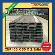 Besi- Besi Kanal C / Cnp 100 X 50 X 2.3Mm