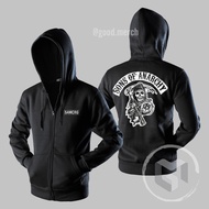 SAMCRO SONS OF ANARCHY ZIPPER HOODIE JACKET