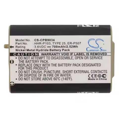 Ni-MH Cordless Phone Battery for GE Radio Shack Panasonic V tech Ativa AT&T,23-966 43-9004 KX-TGA235