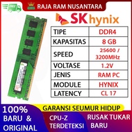 RAM PC HYNIX DDR4 8GB 25600 / 3200 MHZ RAM PC DDR4 8GB 3200 MHZ -KOMPONEN KOMPUTER