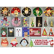 Creative Christmas Decorations Crafting Activities DIY Handmade Xmas Gift Christmas Cards