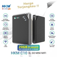 Modem Mifi XL Go HKM C10 4G Free XL GO IZI 20GB Unlock All Operator