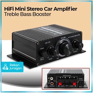 Lepy Hi-Fi Mini Stereo Car Amplifier Treble Bass Booster - AK-170