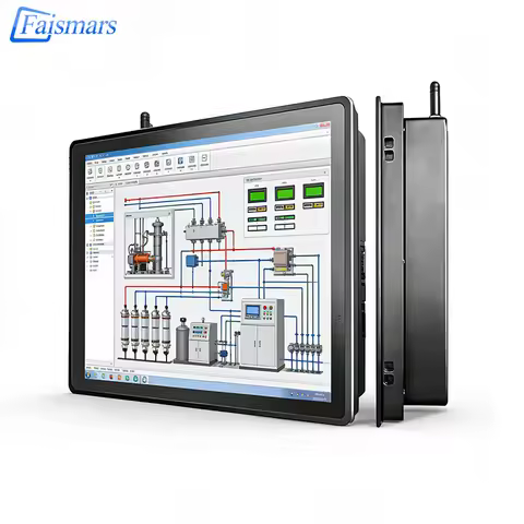 15.6 inch J1900 i3 i5 i7 Industrial Touch Panel PC Capacitive touchscreen Win10 All In One Desktop M