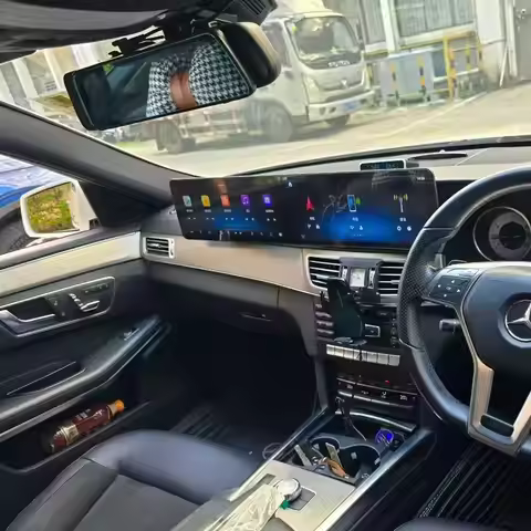 Dual Screen For Mercedes Benz E Class W212 NTG4.0 4.5 5.0 Upgrade Car Radio Multimedia Player Carpla