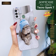 HP Latest Tecno Spark 7 Case - Fashion Case CATS - Tecno Spark 7 Phone Case - Tecno Spark 7 Pro Came