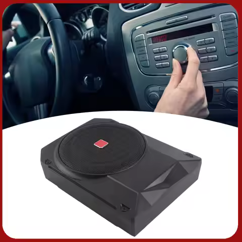 10 Inch Active Subwoofer Compact Stainless Steel Grille Car Subwoofer Excellent Heat Dissipation 2.5