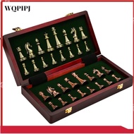 Zinc Alloy Chess Retro Board Set Chess Retro Board Set for Adults Chess for Tournament Beginner 12In