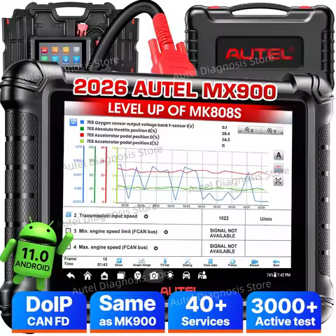 Autel MaxiCheck MX900 OBD2 Scanner Bidirectional Diagnostic Scan Tool Same as MK900 CAN-FD&DOIP Auto