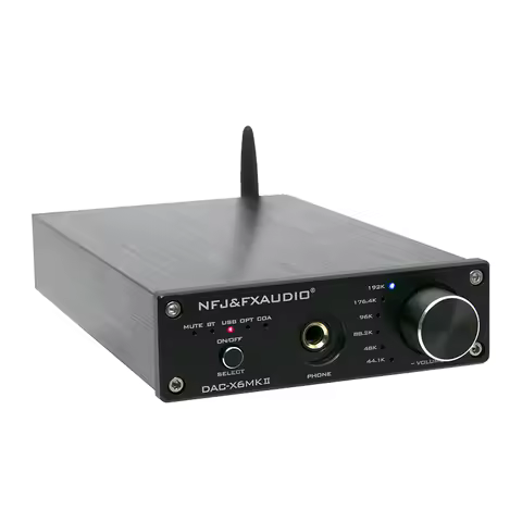 FX AUDIO DAC-X6MKII Bluetooth 5.0 headphone amplifier QCC3034 APTX HD OPA2134 TPA6120 ES9018 HIFI 19
