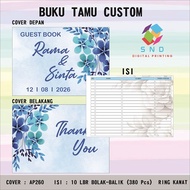 Custom Guest Book Elegant Wedding Guest Book Wedding/