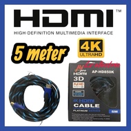 HDMI CABLE 5Meter 4K QUALITY PRIDUCt
