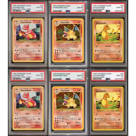 PTCG Charmeleon DIY Proxy Graded Collection Card Game Charizard-Holo Shadowless Base Set 1999-2000 2