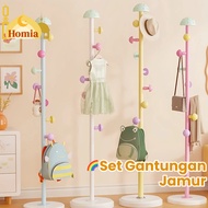 HomiaMall Favorite Customer/ Clothes rack floor type bedroom hanging coat rack bedroom coat rack ver