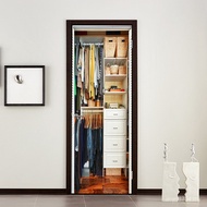Sliding Door Refurbishment Can Stickers Decorative Wardrobe Wall 3d Living Room Bedroom diy Wallpape