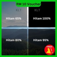 KLT🇲🇾 Custom Size Window Film Tinted Cermin Tingkap Rumah Glass Sticker One Way Privacy Reflective F
