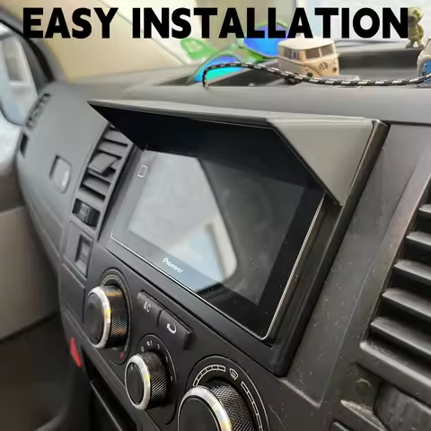 1/2PCS Car Center Console Sunshade For Volkswagen T5 ABS Sun Visor Accessories