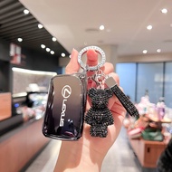 【LEXUS】2024 Gradient TPU Car Remote Smart For Lexus RX350 NX300 Es300h Rx450h GS300 GX470 IS250 ES350 LX570 GX460 Nx300h Is300h Key Case Keychain