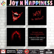 DC BATMAN Wooden Frame Poster Wall Decoration DCJoker