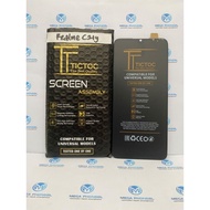 LCD FULLSET REALME C21Y/C25Y BLACK TICTOC