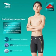 HOSA Teen Boys FINA Approved Racing Swim Trunks Professional Pool Training Competition Swim Pants