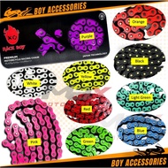(RACE BOY) Motorcycle Rantai Berwarna Sporket Colorful Chain 415 132L(PINK/GREEN/ORANGE/RED/PURPLE)