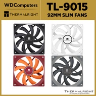 Thermalright slim fans 92x92x15mm. TL-9015 for computer cases and Mini ITX builds. High Airflow
