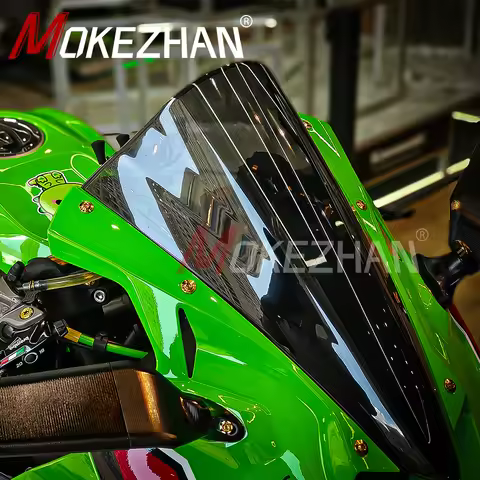 NEW DEGIN Double Bubble Viser Windshield For Kawasaki Ninja ZX-4RR ZX4RR ZX-4R ZX4R ZX25R ZX-25RR ZX