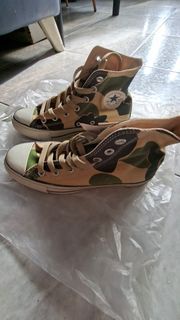 Converse All Star 迷彩高筒波鞋