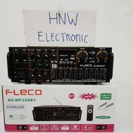 Power amplifier audio karaoke USB BLUETOOTH EQUALIZER FLECO AV MP 326BT 326 BT AC DC