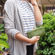 日本元氣跳色珠扣多層長夾 Made by  Zucchero Filato Japan