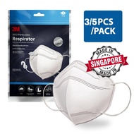 [SG Stock] 3M KN95 Face Mask 9513 (White) export grade Particulate Respirator 4-Layer 95% Filtration