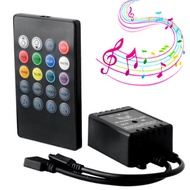 20 Keys LED IR Music Voice Sensor Controller Sound IR Remote Control RGB 5050