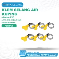 Prima Selang Klem Selang 1/2 5/8 3/4 1 Inch Klem Selang Air Stainless Kuping Hose Clamps Klem Selang